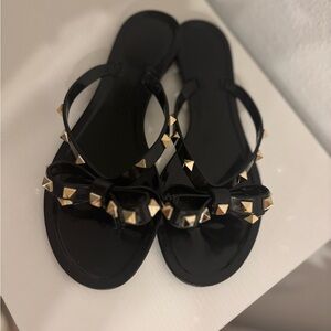 Valentino Rockstud Flip Flops